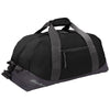 Eddie Bauer Black/Grey Steel Medium Ripstop Duffel