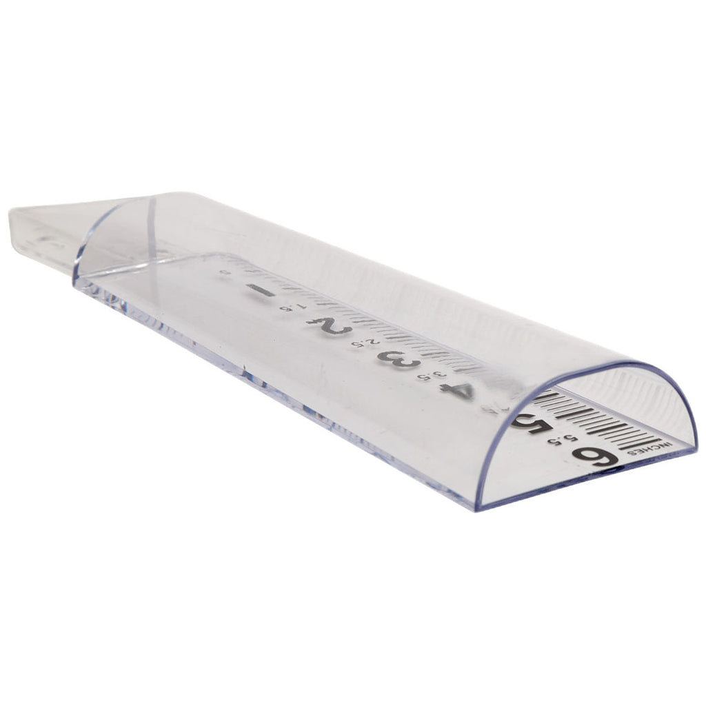 Logomark Clear Baran 6" Rain Gauge