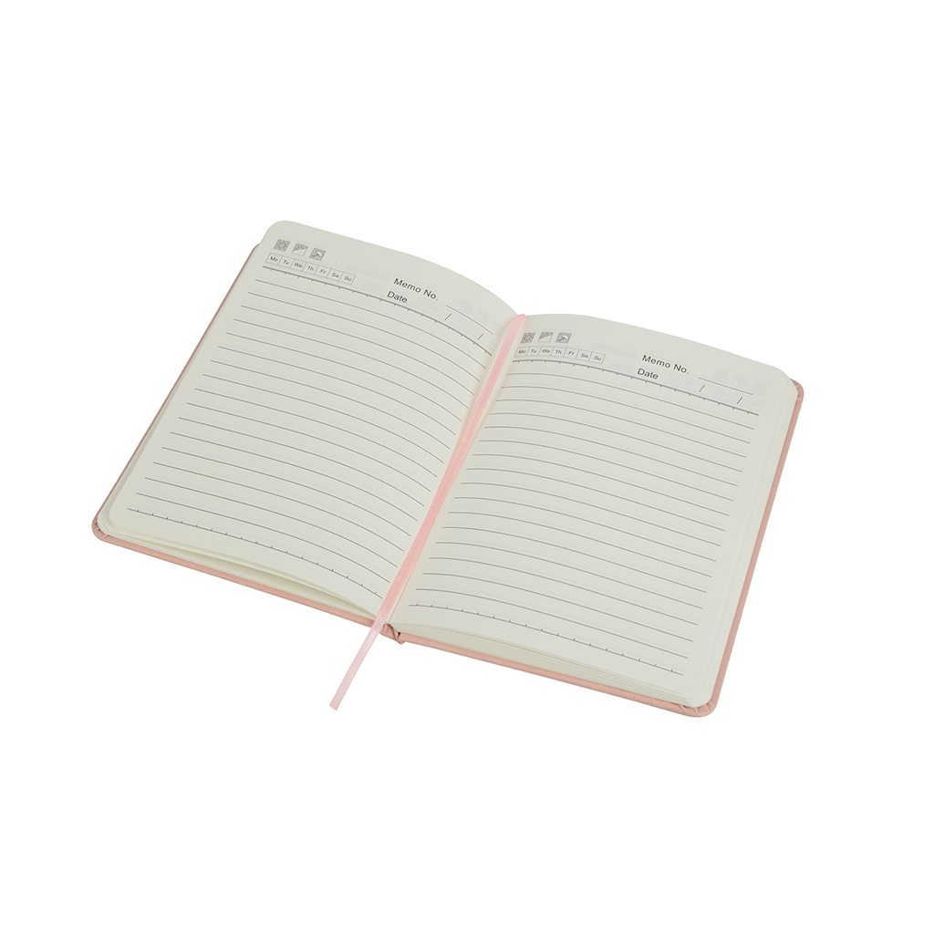 Logomark Peach Manhattan II Gift Set w/Magnetic Journal & Recycled Pen