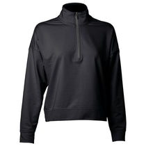 Independent Trading Co. Women's Black Perform Quarter-Zip Pullover