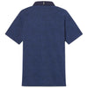 UNRL Men's Midnight Navy Flora Polo