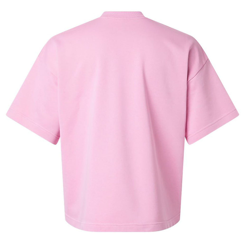 American Apparel Unisex Powder Pink French Terry Ex Crew Top