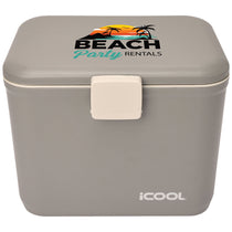 iCOOL Grey Hale 18-Can, 10.5 Qt Hard Sided Cooler