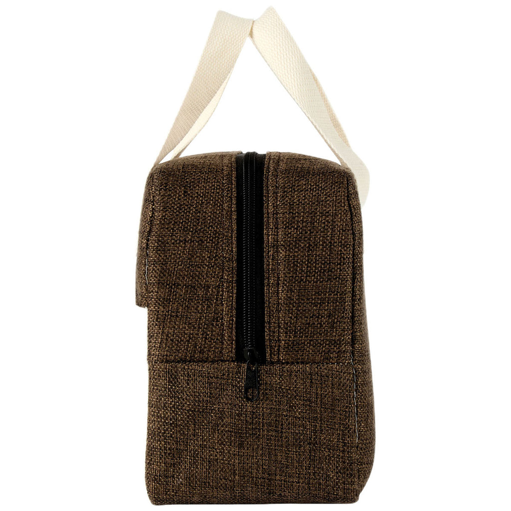 Logomark Brown Nika 6-Can Lunch Cooler