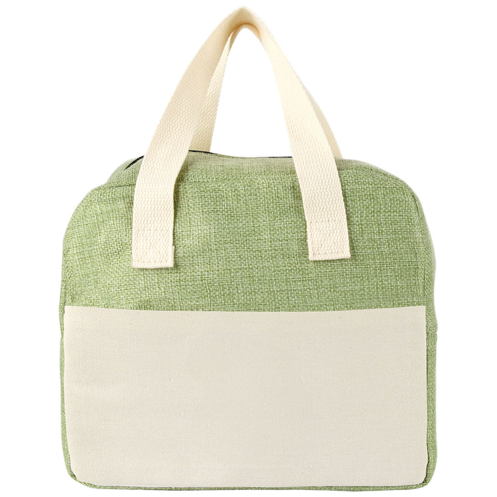 Logomark Green Nika 6-Can Lunch Cooler