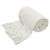 Logomark Cream Luxura RPET Throw Blanket