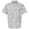HUK Men's Seagull Tidepoint Printed Short Sleeve Shirt