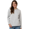 HUK Women's Harbor Mist Heather Coldfront+ Hooded Sweatshirt