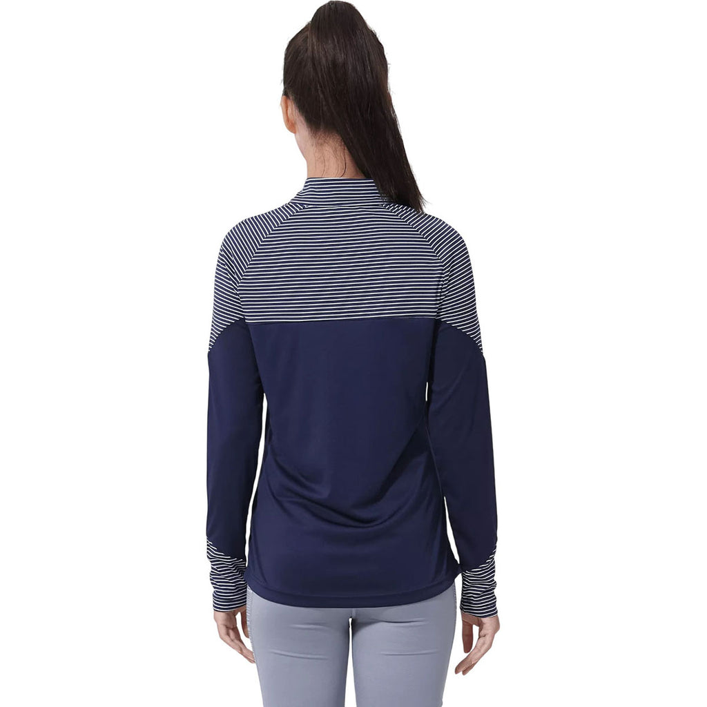 Levelwear Women's Navy Classic Stripes Pullover