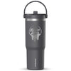 Hydrapeak Grey Matter 32oz Insulated Stainless Travel Tumbler