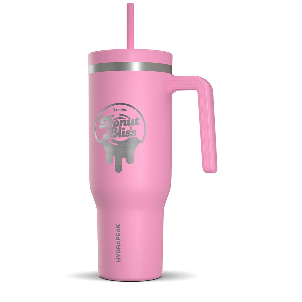 Hydrapeak Bubblegum 40 oz Voyager Travel Mug
