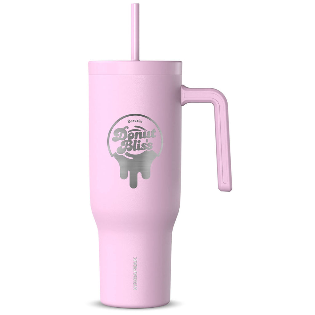 Hydrapeak Cotton Pink 40 oz Voyager Travel Mug