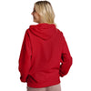 Jerzees Unisex True Red Ultimate CVC Hooded Sweatshirt