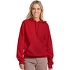 Jerzees Unisex True Red Ultimate CVC Hooded Sweatshirt
