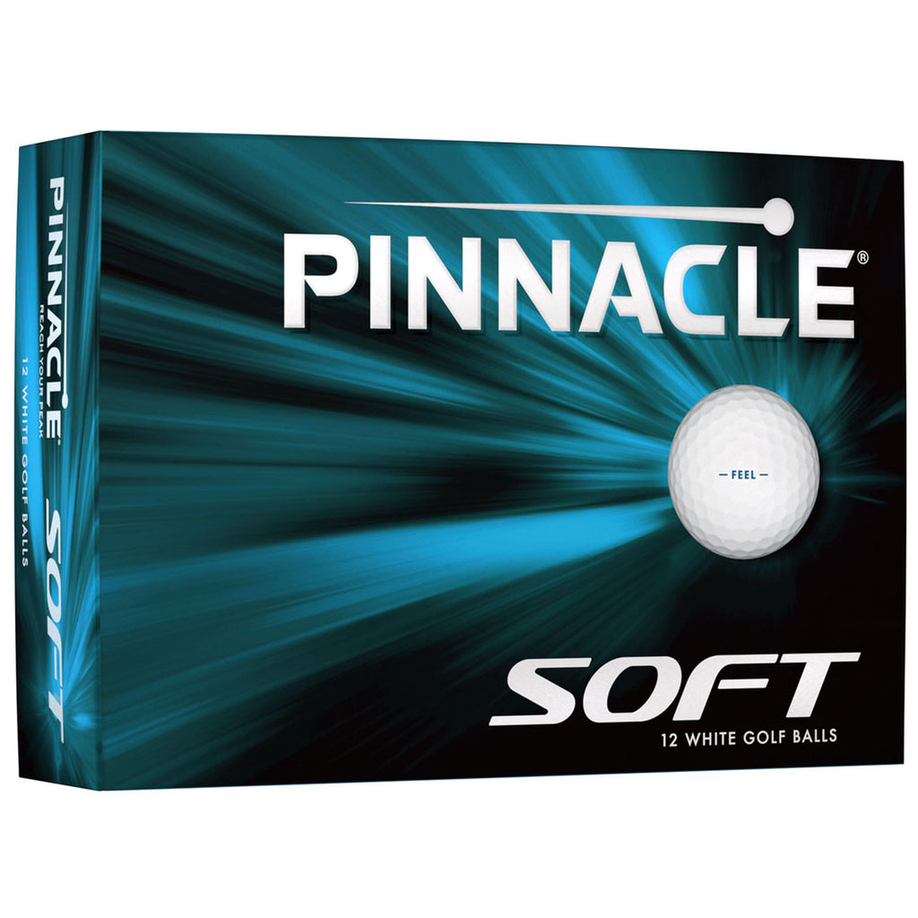 Pinnacle White Soft Golf Balls (One Dozen)