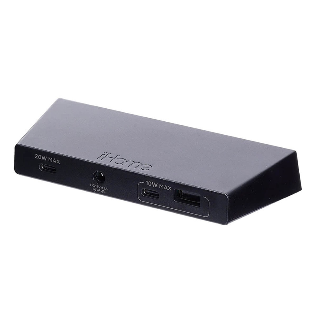 iHome Black Picture Frame with 3 USB Chargers