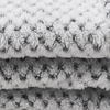 MerchPerks Zusa White with Charcoal Plush Siesta Blanket