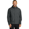 Port Authority Men's Grey Steel C-FREE Rain Jacket