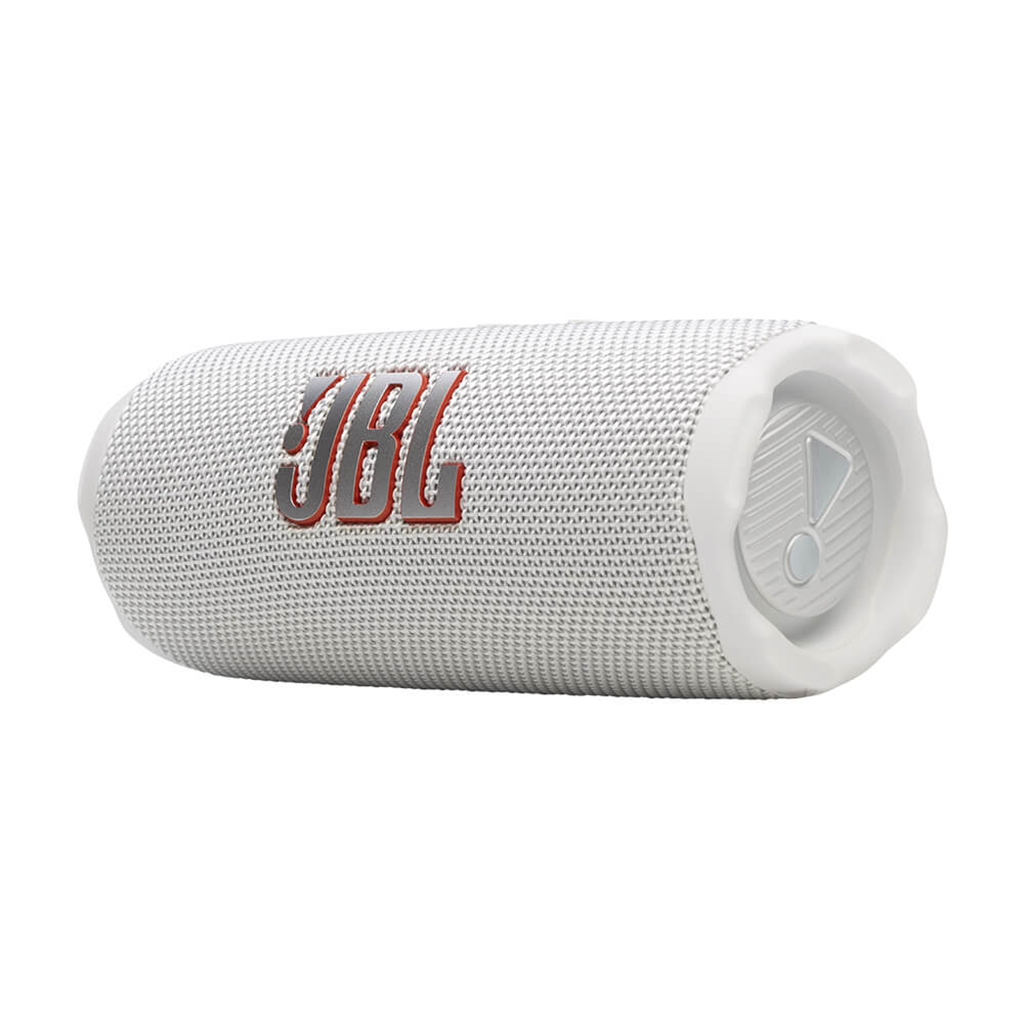 JBL White Flip 7 Portable Speaker