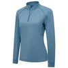 Levelwear Women's Mute Blue Kinetic Midlayer Pullover