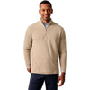 Johnnie-O Men's Almond Mikey Performance Quarter Zip Pullover