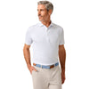 Johnnie-O Men's White Pin Up Performance Featherweight Polo