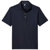 Johnnie-O Men's Solid Navy Huron Solid Featherweight Performance Polo
