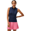 Johnnie-O Women's Navy Kaylee Featherweight Performance Polo