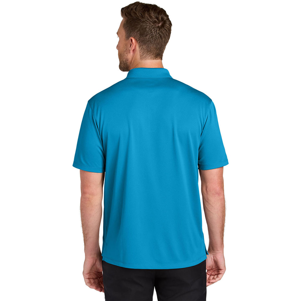 Port Authority Men's Parcel Blue Wearever Performance Pique Polo