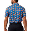 Waggle Men's Cocky Rooster Navy Polo