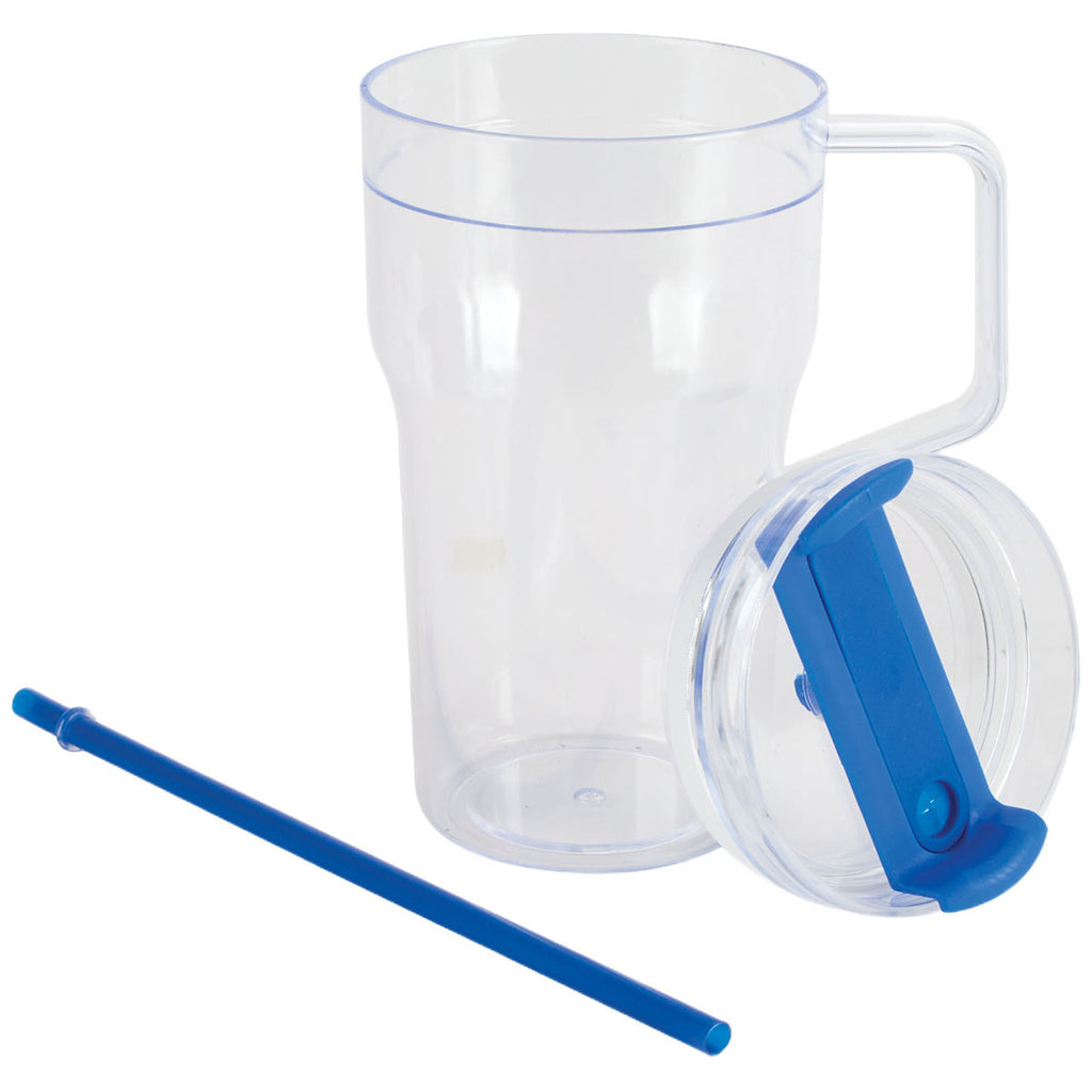 Logomark Blue Elliott 20 oz. Clear AS Travel Mug