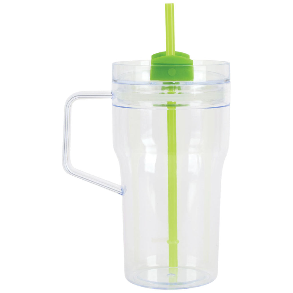 Logomark Lime Elliott 20 oz. Clear AS Travel Mug