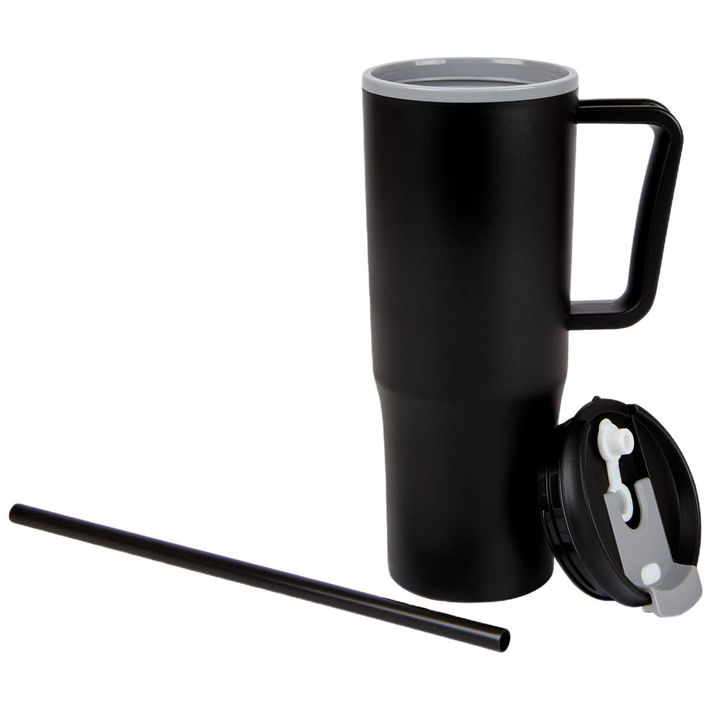 Logomark Black Agnew 30 oz. Double Wall Polypropylene Mug