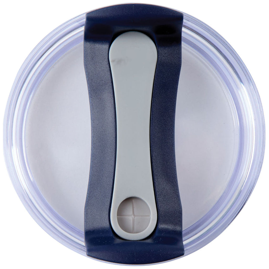 Logomark Navy Yesler 30 oz. Double Wall Steel/PP Liner Travel Tumbler