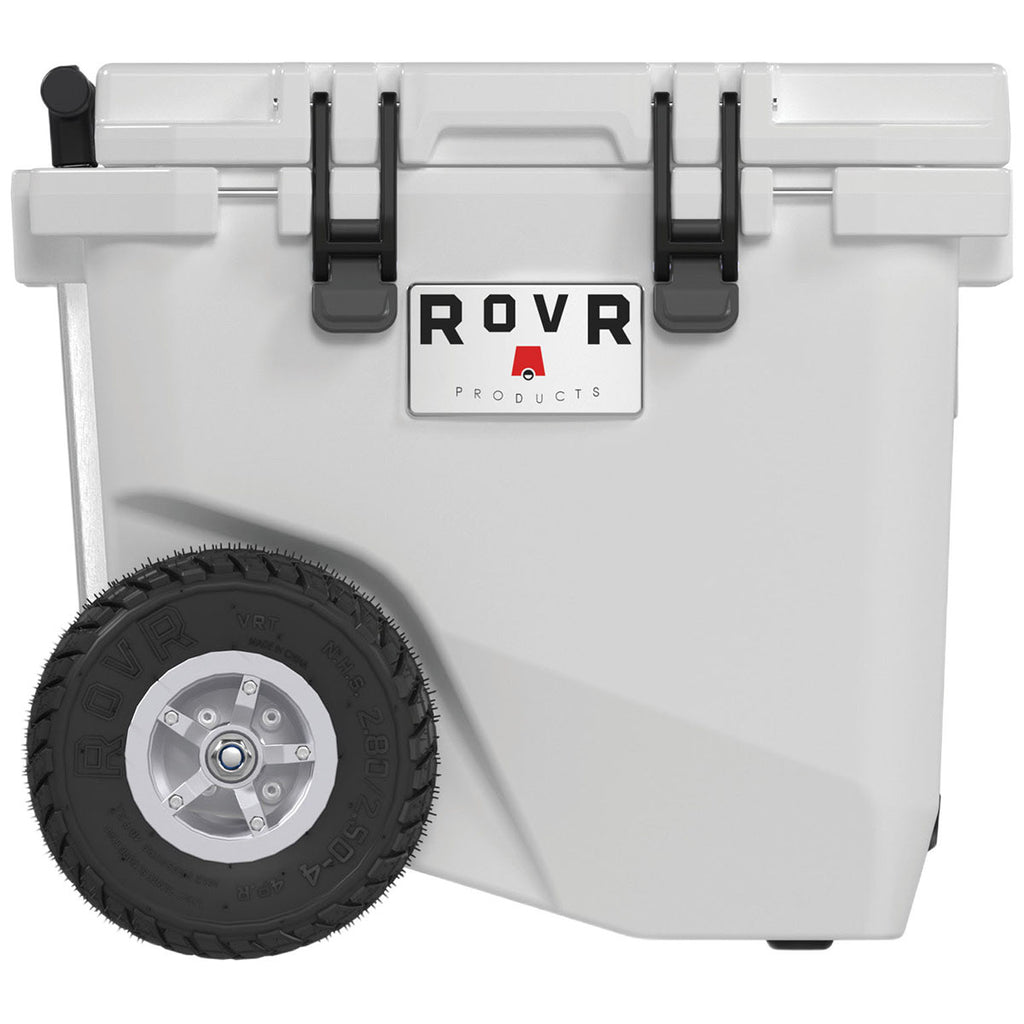 RovR White RollR 45qt Wheeled Hard Cooler