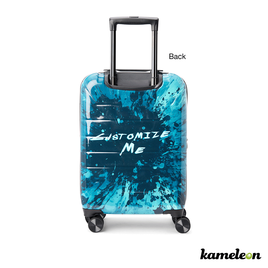 Kameleon White Customizable Carry-on Luggage