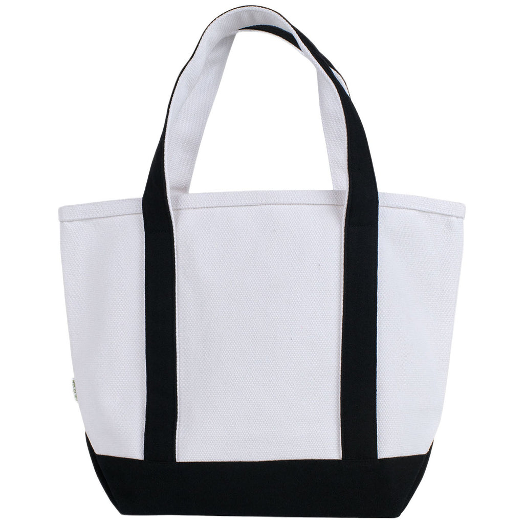 Logomark Black Roan Mini 24 oz. Recycled Canvas Tote