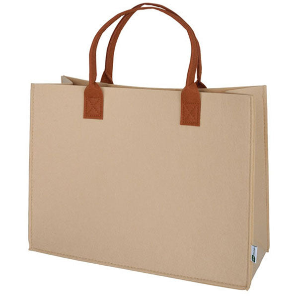 Logomark Natural Remy Recycled Gussetted Tote Bag