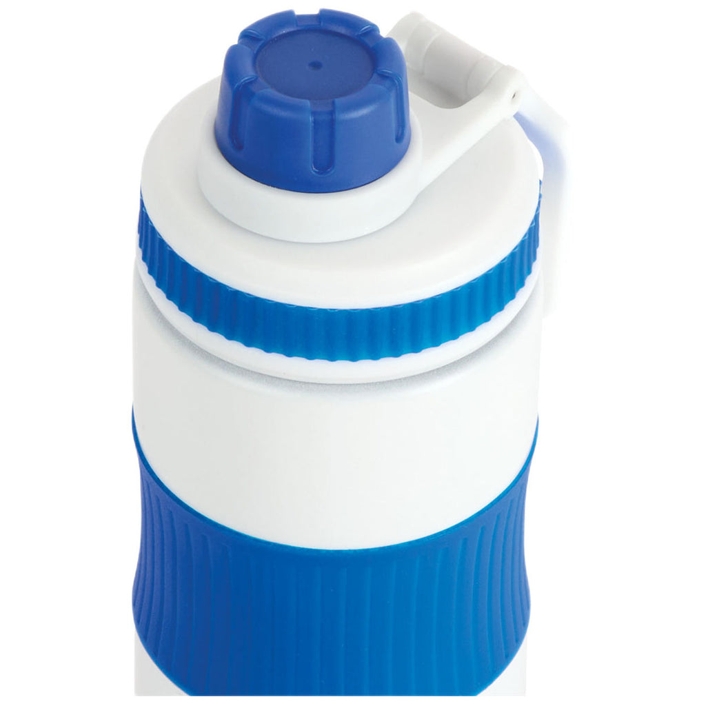 Logomark Blue Prescott 26 oz. Single Wall Recycled Stainless Steel Bottle