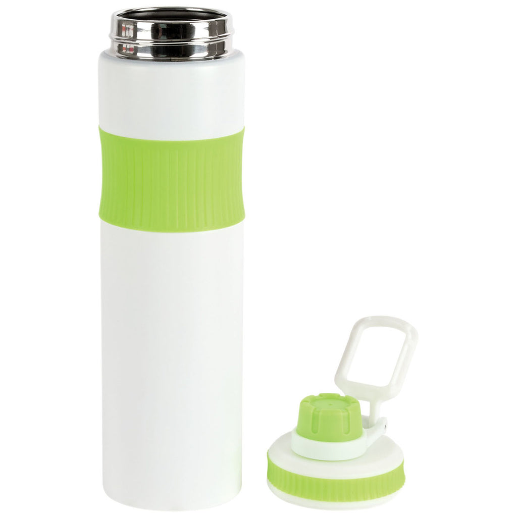Logomark Lime Prescott 26 oz. Single Wall Recycled Stainless Steel Bottle