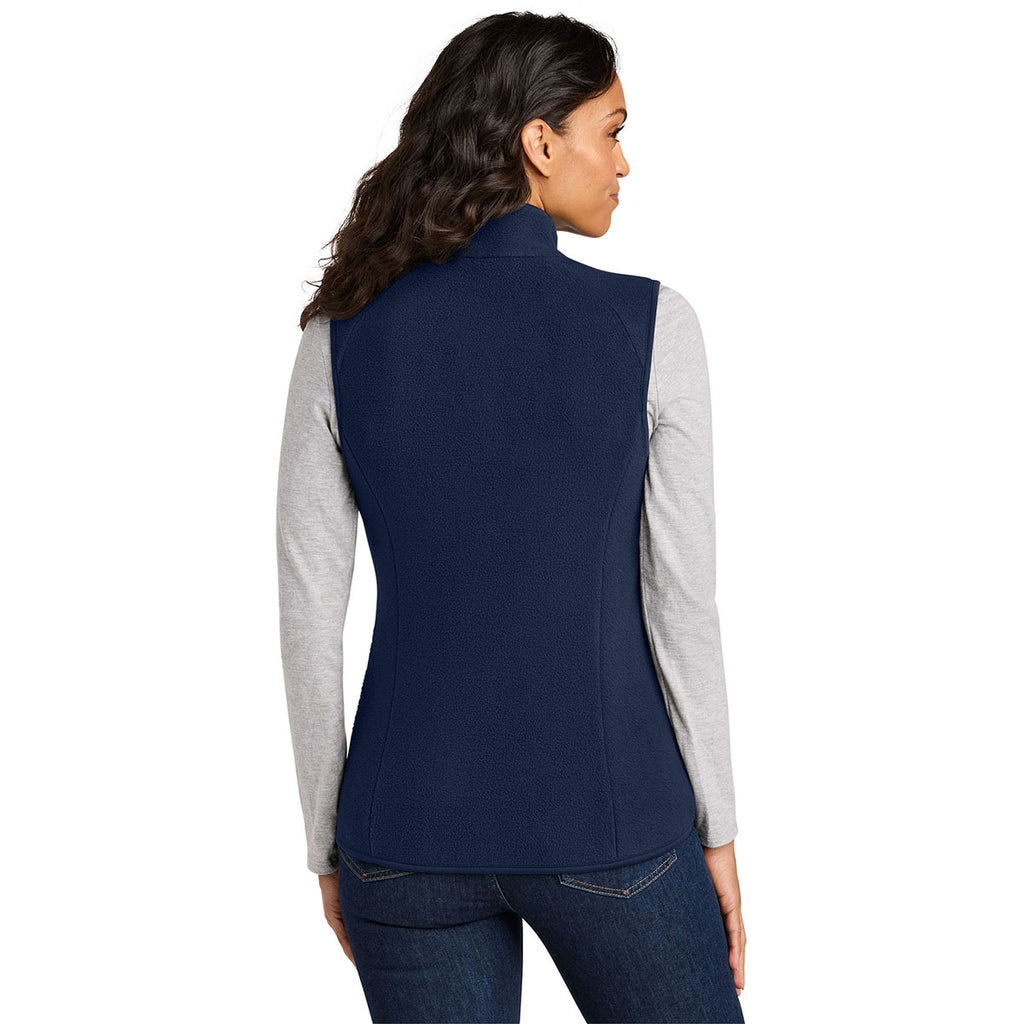 Port Authority Women's True Navy C-FREE Fleece Vest