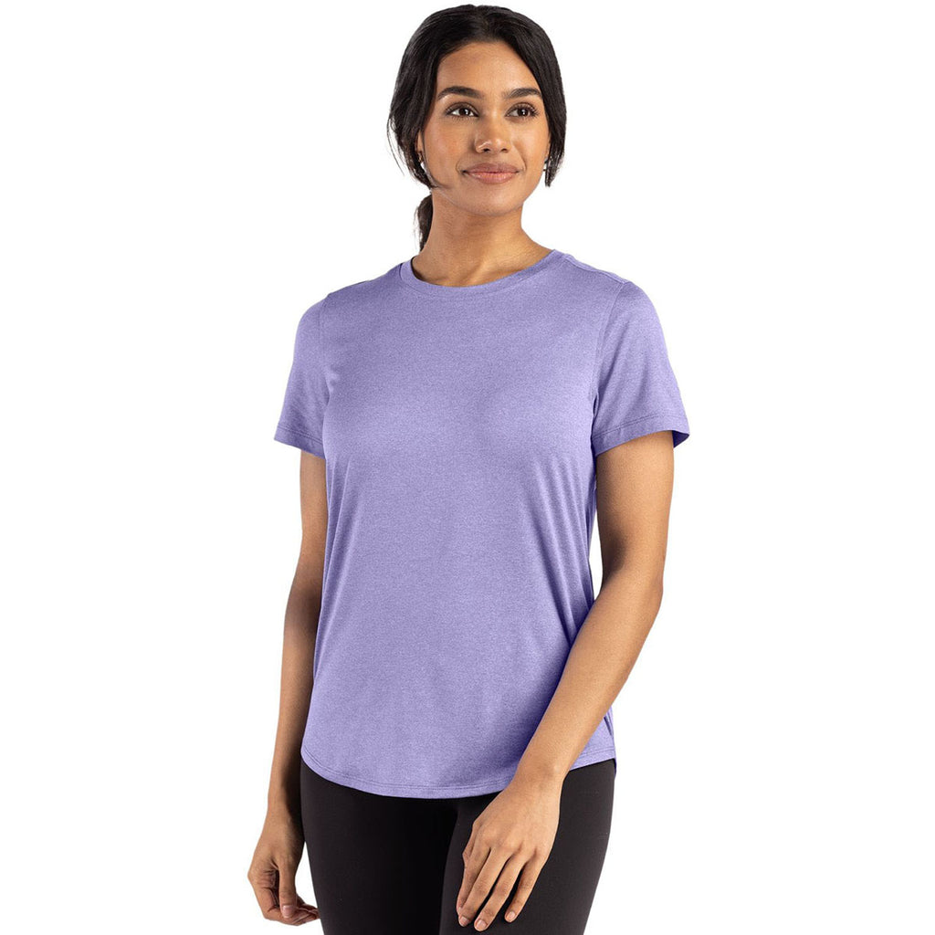 Cutter & Buck Women's Hyacinth Coastline Epic Comfort Recycled Short Sleeve Tee