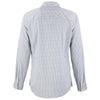 Cutter & Buck Women's Concrete/White Skyline Epic Confidence Recycled Gingham Long Sleeve Dress Shirt