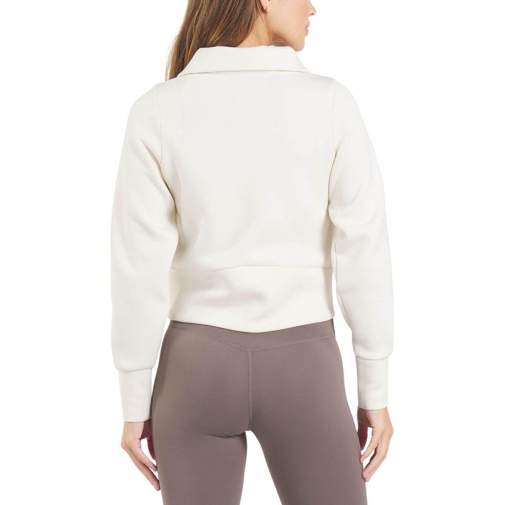 UNRL Women's Coconut LuxBreak Half-Zip Pullover