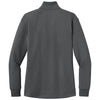 Port Authority Women's Storm Grey Wearever Signature Double Pique 1/4-Zip