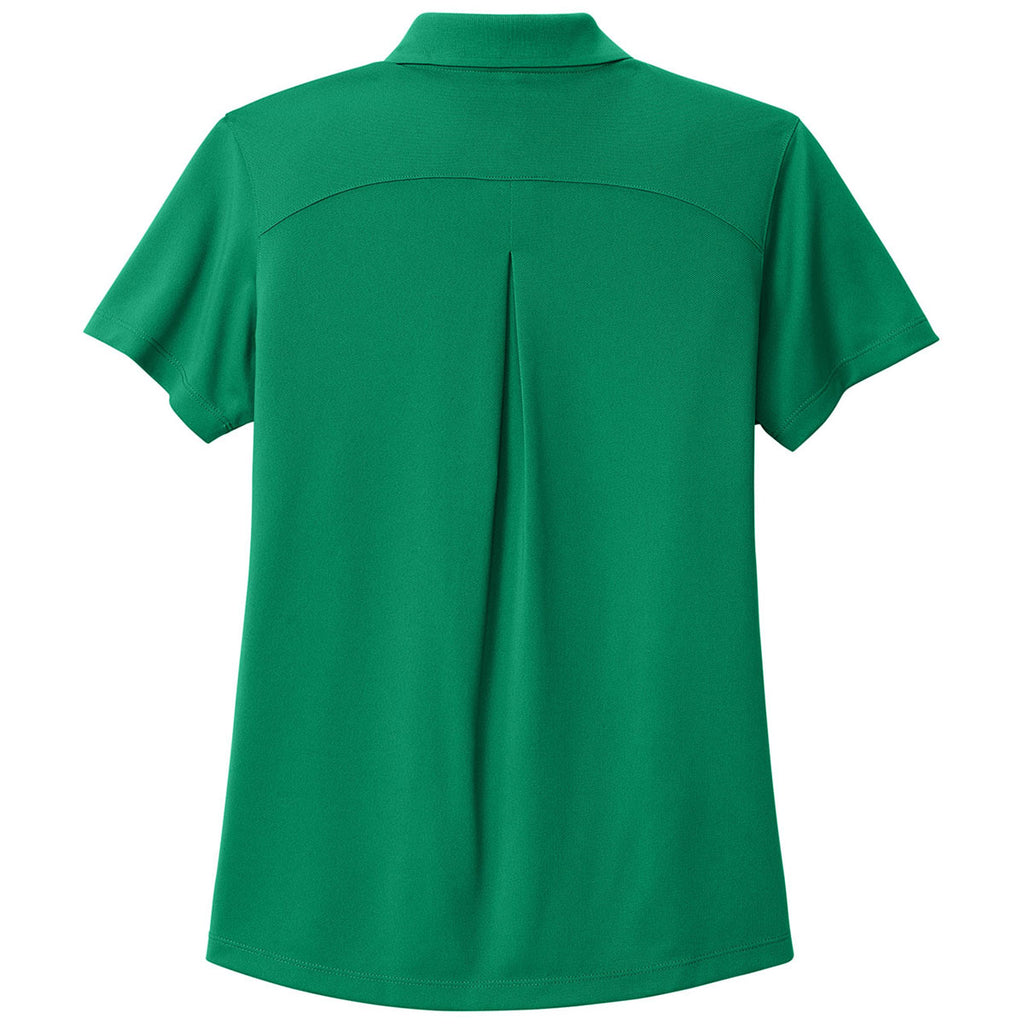 Port Authority Women's Bright Kelly Green Wearever Performance Pique Polo