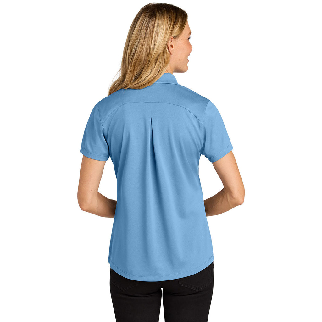 Port Authority Women's Carolina Blue Wearever Performance Pique Polo