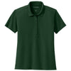 Port Authority Women's Deep Forest Green Wearever Performance Pique Polo