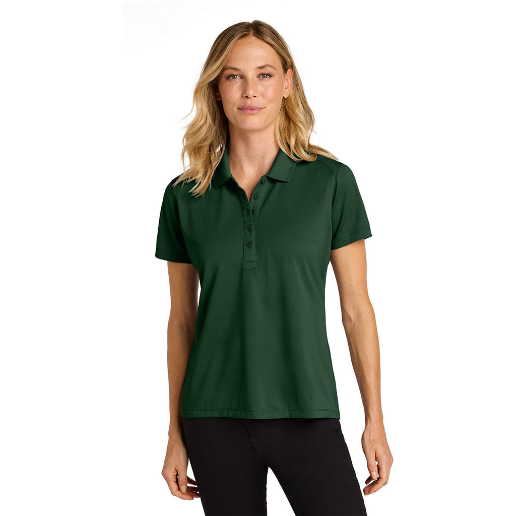 Port Authority Women's Deep Forest Green Wearever Performance Pique Polo