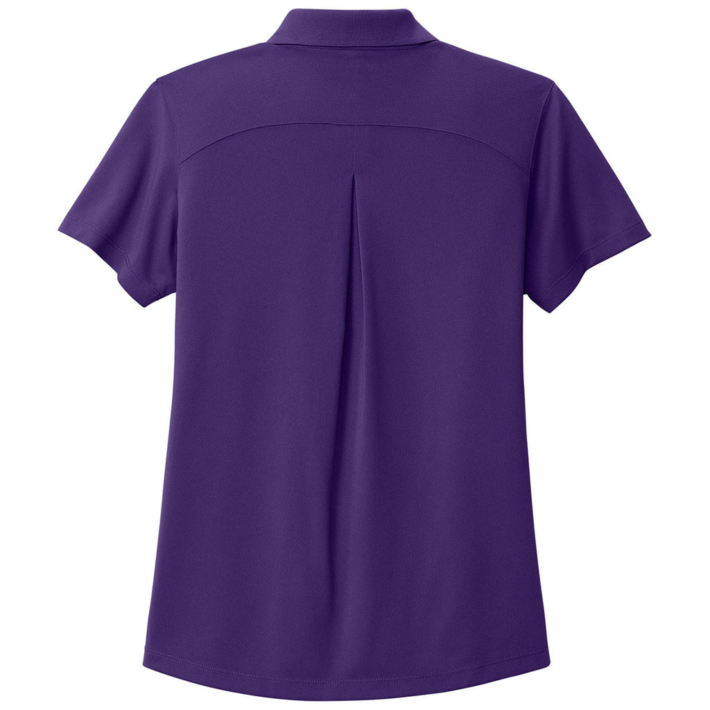 Port Authority Women's Prism Purple Wearever Performance Pique Polo